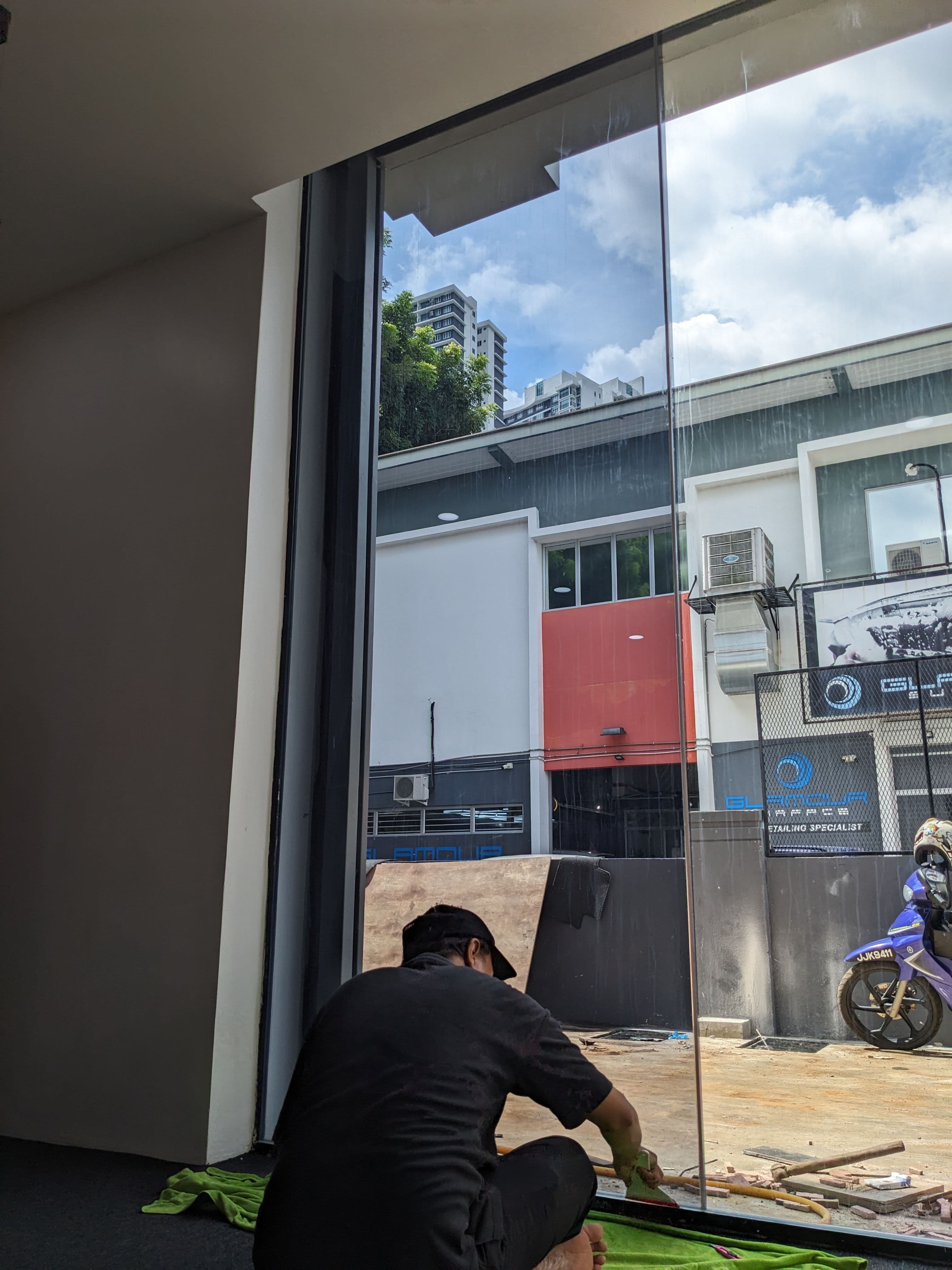 Residential Tint Installation — Residensi Sepang - Nano Carbon film with 80% IRR and 99% UV protection, offering full privacy and a sleek modern look for the home.